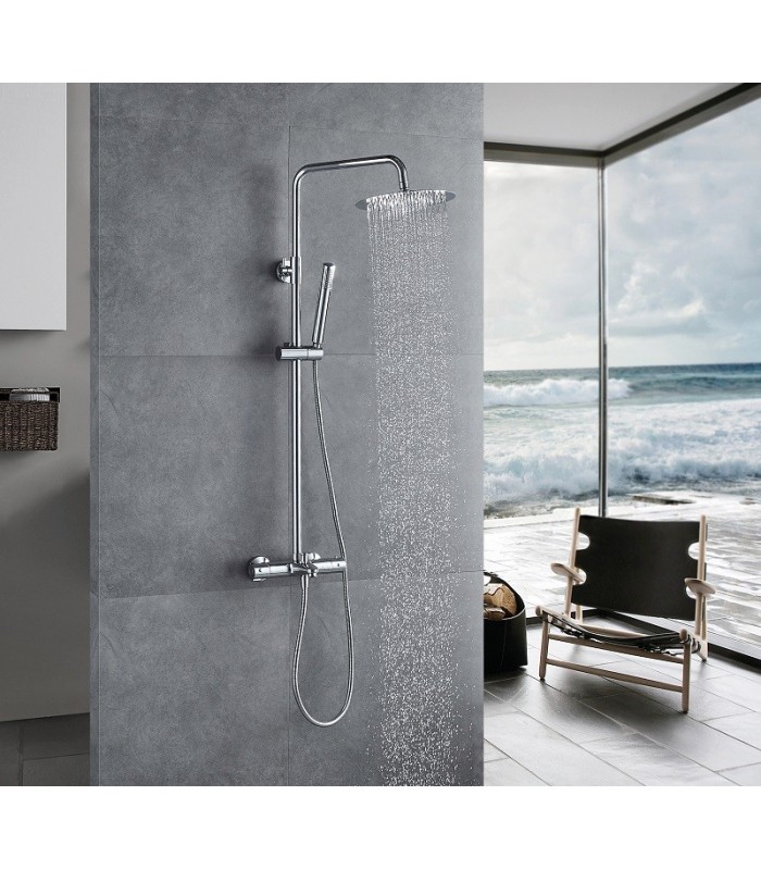 Comprar Conjunto de baño-ducha termostatico Bali cromo de Aquassent baratos